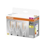 OSRAM  OSR LEDFil Birne E27 6,5W 3er