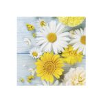 TI-FLAIR  Serviette 33x33 Gartenblumen - 12 VPE