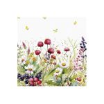 TI-FLAIR  Serviette 33x33cm Blumenwiese - 12 VPE