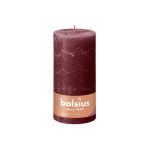 BOLSIUS  Kerze Rustik 20x10cm samtrot - 4 VPE
