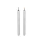 LED Leuchterkerze elfenb.2er - 12 VPE