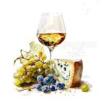 TI-FLAIR  Lunch-Serviette Vin & Fromage - 12 VPE