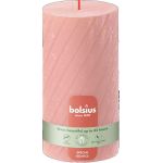 BOLSIUS  Stumpe Rustik TR 130/68mm rosa - 4 VPE