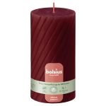 BOLSIUS  Stumpe Rustik TR 130/68mm rot - 4 VPE