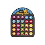 WEDO  Magnet Emoji Glas farb. sort. - 25 VPE