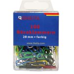 Büroklammern 28mm sort 100St - 10 VPE