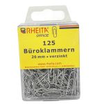 Büroklammern 26 mm verzi 125St - 10 VPE