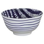 cilio tisch-accessoires  Bowl Amici Striche 18cm - 6 VPE