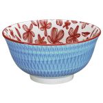 cilio tisch-accessoires  Bowl Amici Rauten blau 18cm - 6 VPE