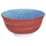 cilio tisch-accessoires  Bowl Amici Rauten rot 18cm - 6 VPE