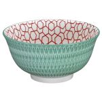 cilio tisch-accessoires  Bowl Amici Rauten türkis 18cm - 6 VPE