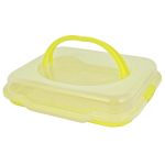 GIES  Kuchenbutler 46x38,5x9,5 gelb