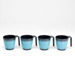 Flamefield  Stapelbecher m.Griff aqua 4SZ