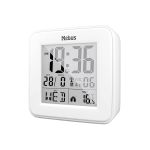 MEBUS  MEB Funkwecker digital weiß