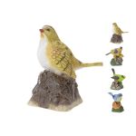 Vogel als Deko mit Sound sort - 12 VPE