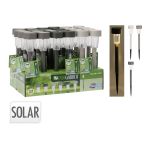 Solarstecker 16x1,8cm sort - 24 VPE