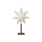 STAR TRADING  Standleuchte Stern Karo Mini