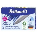 PELIKAN  Tintenroller-Patronen blau 5PA - 10 VPE