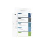 DURABLE  Register A4+ 1-5  farbig 5tlg - 20 VPE