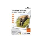 DURABLE  Prospekthülle A5 genarbt 25St - 4 VPE