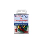 Pinnwandnägel farbig 45 Stück - 10 VPE