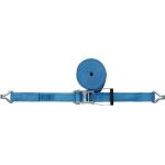 Zurrgurt DIN EN 12195-2 L.6m B.50mm m.Ratsche+Spitzh.LC U 5000 daN TECWERK