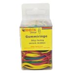 Gummiringe 50g farb. sortiert - 12 VPE