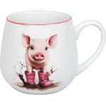 KÖNITZ  Kuschelbecher Taps.Schweinchen - 6 VPE