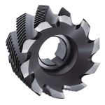 Walzenstirnfräser DIN 1880 Typ NR D.63mm HSS-Co5 TiCN Z.8 TECWERK