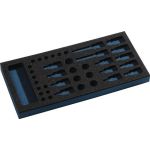 Werkzeugmodul Leereinlage 1/3-Modul 2000 871 250 46-tlg.TECWERK