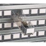 Steckregal H2000xB1000xT400mm Anbauregal 14 Stahl-Bd.90x3,15x4 blau TECWERK