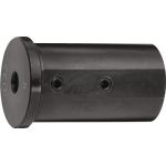 Reduzierbuchse Form 1 Bohrungs-D.6mm AD 40mm Einspann-L.71mm TECWERK