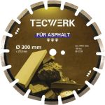 Diamanttrennscheibe ASPHALT D.350mm Bohr.20mm Seg.-H.10mm Seg.-S.3,2mm TW