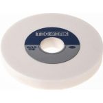 Schleifbockscheibe Ø200xB32x51mm 80 Form A m.Aussparung Edelkorund weiß TECWERK