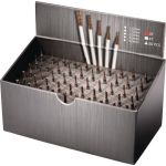 Schaftfräser-Set DIN 6527 D.1/1,5/2/3/4mm Z.3 VHM TiSiN 50tlg.Krt.TECWERK
