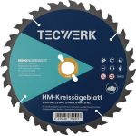 Tischkreissägeblatt AD 500mm Z.36 WZ Schnitt-B.3,8mm TECWERK