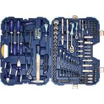 Steckschlüssel-/Handwerkzeugkoffer 131-tlg.m.Ring-Maulschlüsseln TECWERK