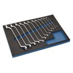 Werkzeugmodul 12-tlg.3/3-Modul Schlüsswelweiten 6x7-30x32mm TECWERK
