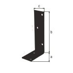 Balkenwinkel L140x75mm B.40mm ungleichschenklig STA