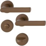 Rosettengrt.Hamburg 1700/42KB/42KBS Alu.F8607 Struktur SK/OL DIN L/R D/D HOPPE