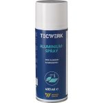 Aluminiumspray b.+300GradC (kurzzeitig) mattsilber 400ml Spraydose TECWERK