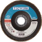 Fächerscheibe D.115mm K.80 kon.INOX CO TECWERK - VPE: 10