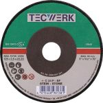 Trennscheibe STE D125x2,5mm gekr.STE Bohr.22,23mm TECWERK - VPE: 25