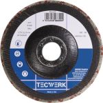 Vlies-Kompaktscheibe BUF010 D.125mm Bohr.22,23mm m.Fiberglasrücken anth.TW
