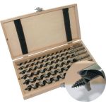 Schlangenbohrersatz 8-tlg.L.320mm 6-20mm in Holzkassette TECWERK