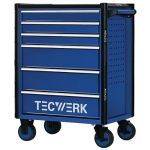 Werkzeugwagen TREND 2.0 B745xT475xH950mm 300kg 6 Schubl.152-tlg.Stahlbl.TECWERK