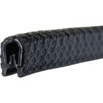 Kantenschutz Klemmber.1-2mm L.100m B.6,5mm H.9,5mm schwarz TECWERK - VPE: 100