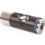 Druckknopf-Sicherheitskupplung DN 7,4,IG AluNBR Gew.G 3/8 Zoll 15,39mm TECWERK