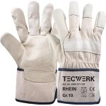 Handschuhe Top Rhein Gr.10 beige EN 388 PSA II TECWERK - VPE: 12