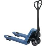Gabelhubwagen Gabel-L.800mm Trgf.2500kg STA taubenblau PUR/PA TECWERK